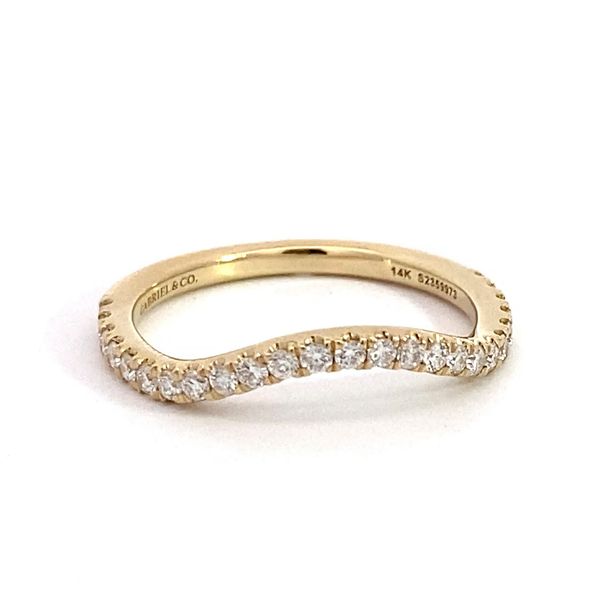 0.31Tw Natural Diamond Wedding Band Set In 14 Karat Yellow Gold Brax Jewelers Newport Beach, CA