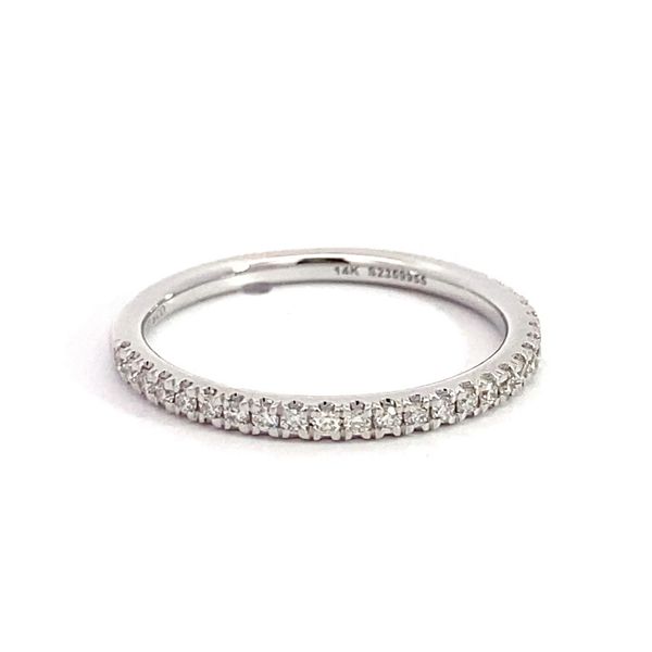 0.20Tw Lady's Natural Diamond Wedding Band Set In 14 Karat White Gold Brax Jewelers Newport Beach, CA