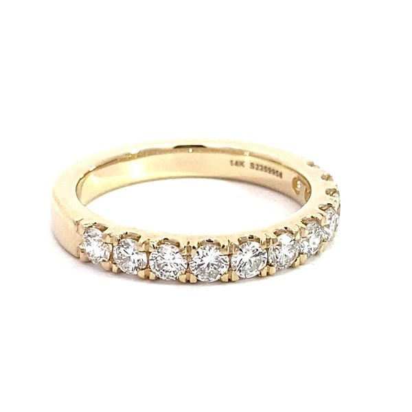 0.79Tw Lady's Natural Diamond Wedding Band Set In 14 Karat Yellow Gold Image 3 Brax Jewelers Newport Beach, CA
