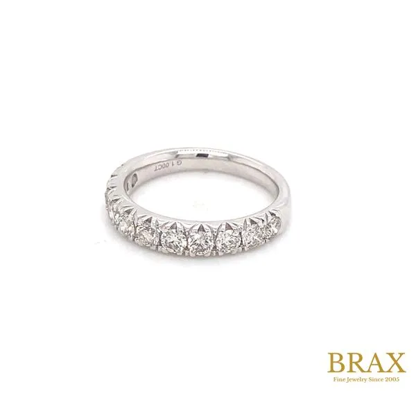 1.00 Diamond Wedding Bands - Women's 14 Karat White Gold 33301FGWG - Brax jewelers Image 3 Brax Jewelers Newport Beach, CA