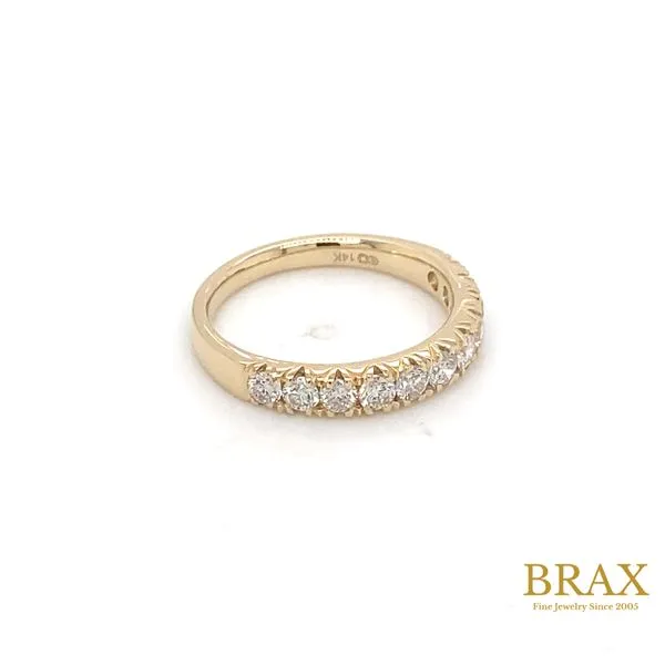0.75 Diamond Wedding Bands - Women's 14 Karat Yellow Gold 33302FGYG - Brax jewelers Image 2 Brax Jewelers Newport Beach, CA