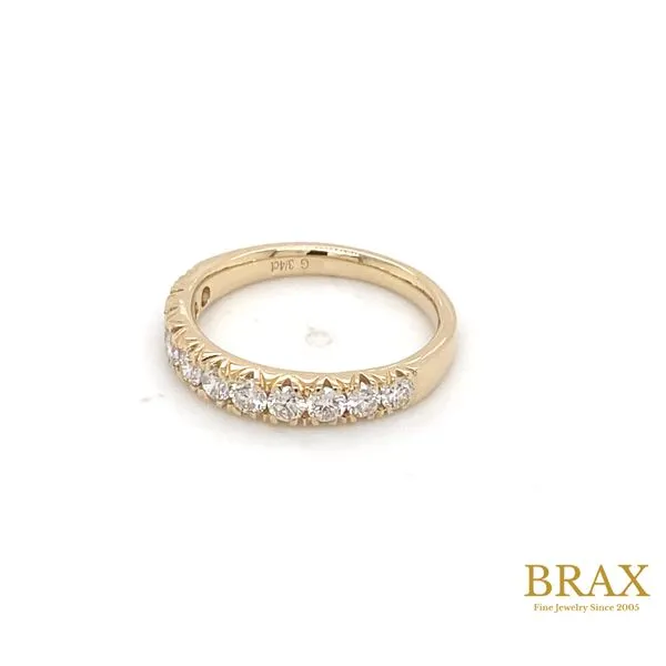 0.75 Diamond Wedding Bands - Women's 14 Karat Yellow Gold 33302FGYG - Brax jewelers Image 3 Brax Jewelers Newport Beach, CA