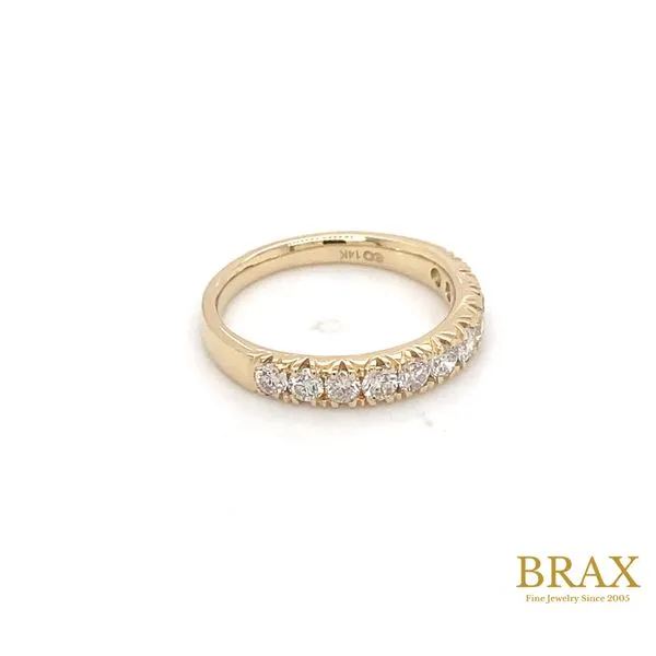 0.75 Diamond Wedding Bands - Women's 14 Karat Yellow Gold 33302FGYG - Brax jewelers Image 2 Brax Jewelers Newport Beach, CA