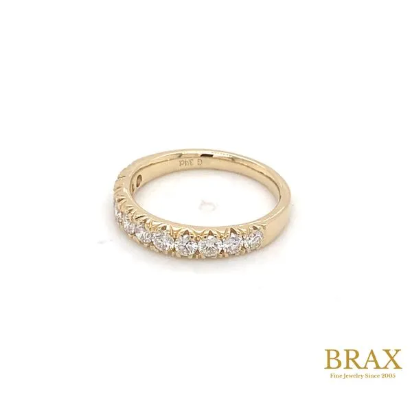 0.75 Diamond Wedding Bands - Women's 14 Karat Yellow Gold 33302FGYG - Brax jewelers Image 3 Brax Jewelers Newport Beach, CA