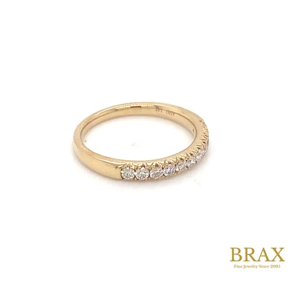 0.35 Diamond Wedding Bands - Women's 14 Karat Yellow Gold 33305FGYG - Brax jewelers Image 2 Brax Jewelers Newport Beach, CA
