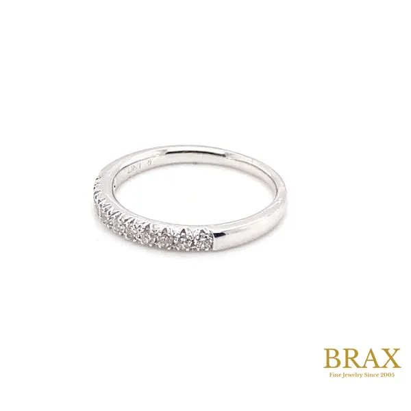 0.25 Diamond Wedding Bands - Women's 14 Karat White Gold 33306FGWG - Brax jewelers Image 3 Brax Jewelers Newport Beach, CA