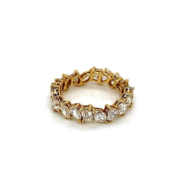 Lady's 18 Karat Yellow Gold Eternity Wedding Band - Brax Brax Jewelers Newport Beach, CA