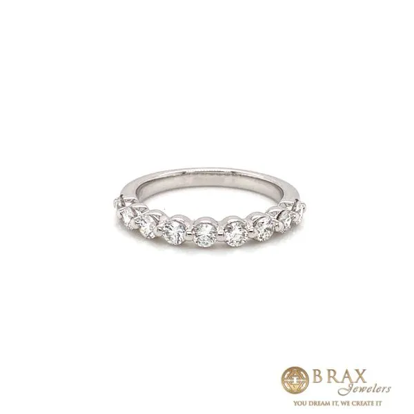 Stunning 14 Karat White Gold Diamond Wedding Band | Brax Jewelers Brax Jewelers Newport Beach, CA