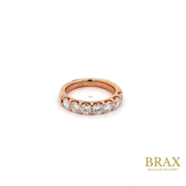 14K Rose Gold Diamond Wedding Band, 1.50ctw, 4.75g - Brax Jewelers Brax Jewelers Newport Beach, CA