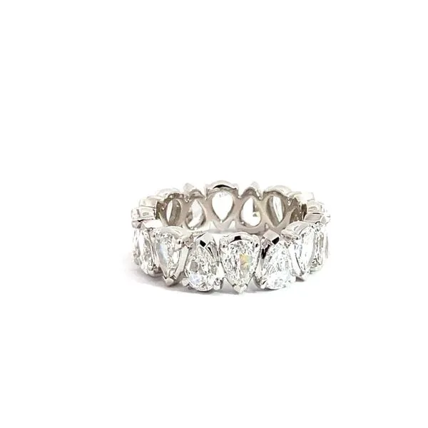 Christopher Design 14 Karat White Gold Eternity Diamond Wedding Band | Brax Jewelers Brax Jewelers Newport Beach, CA