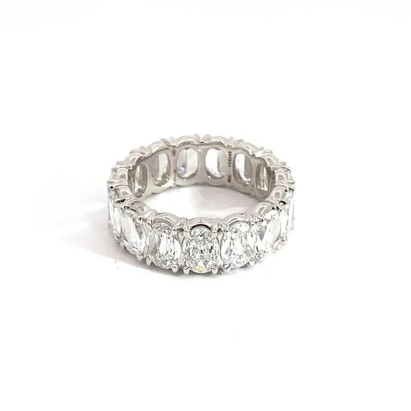 Christopher Design 5.75 Eternity Diamond Wedding Bands 14 Karat White Gold - Brax jewelers Image 2 Brax Jewelers Newport Beach, CA