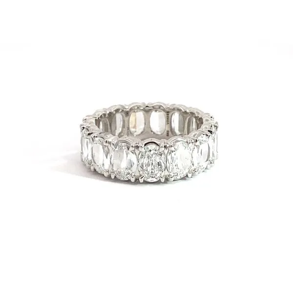 Christopher Design 5.75 Eternity Diamond Wedding Bands 14 Karat White Gold - Brax jewelers Brax Jewelers Newport Beach, CA