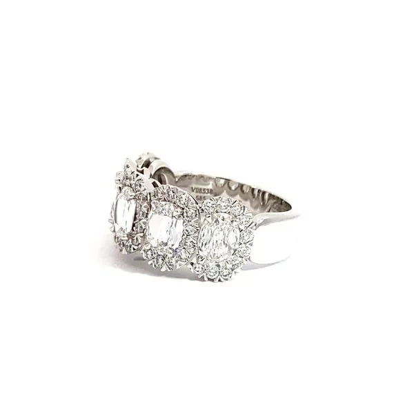 Christopher Design 0.69 Lady's Diamond Wedding Bands 14 Karat White Gold - Brax Jewelers Image 2 Brax Jewelers Newport Beach, CA
