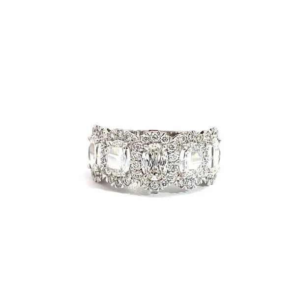 Christopher Design 0.69 Lady's Diamond Wedding Bands 14 Karat White Gold - Brax Jewelers Brax Jewelers Newport Beach, CA