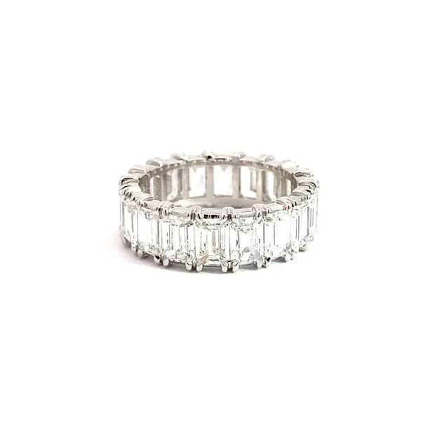 Christopher Design 4.67 Lady's Eternity Diamond Wedding Bands 14 Karat White Gold - Brax Jewelers Image 2 Brax Jewelers Newport Beach, CA