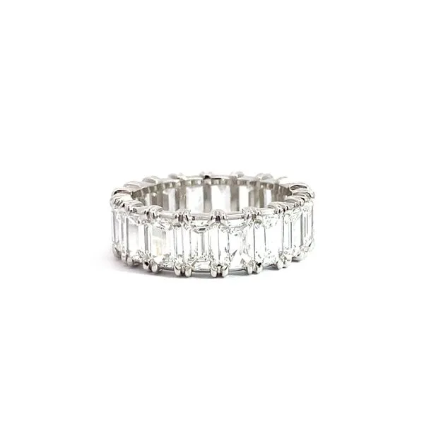 Christopher Design 4.67 Lady's Eternity Diamond Wedding Bands 14 Karat White Gold - Brax Jewelers Brax Jewelers Newport Beach, CA