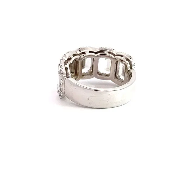 Christopher Design 3.15 Lady's Diamond Wedding Bands 14 Karat White Gold L204-5-XLEC300 - Brax Jewelers Image 3 Brax Jewelers Newport Beach, CA
