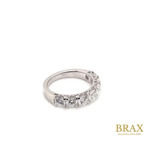 14K White Gold Diamond Wedding Band, 2.17ctw - Brax Jewelers Image 3 Brax Jewelers Newport Beach, CA