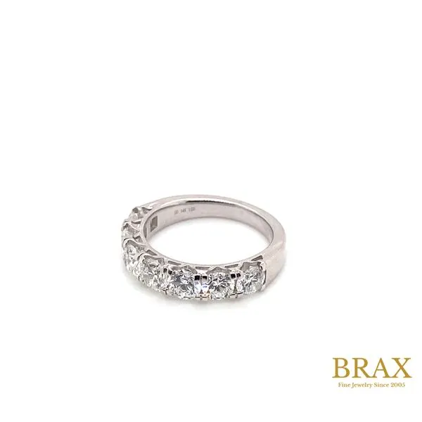 14K White Gold Diamond Wedding Band, 2.17ctw - Brax Jewelers Image 4 Brax Jewelers Newport Beach, CA