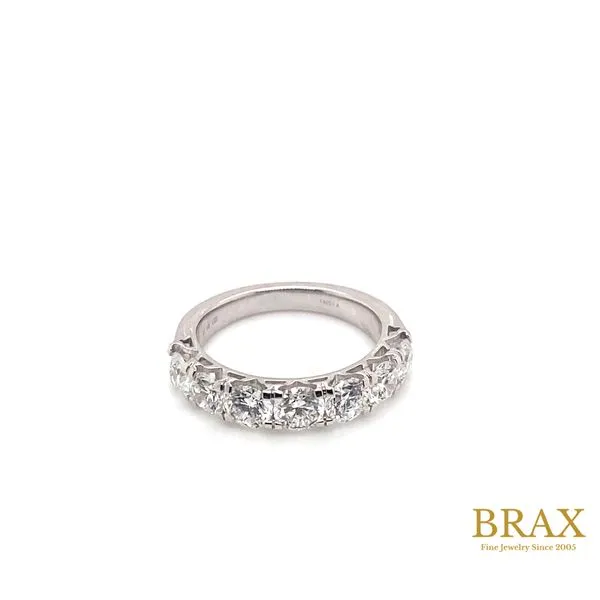 14K White Gold Diamond Wedding Band, 2.17ctw - Brax Jewelers Brax Jewelers Newport Beach, CA