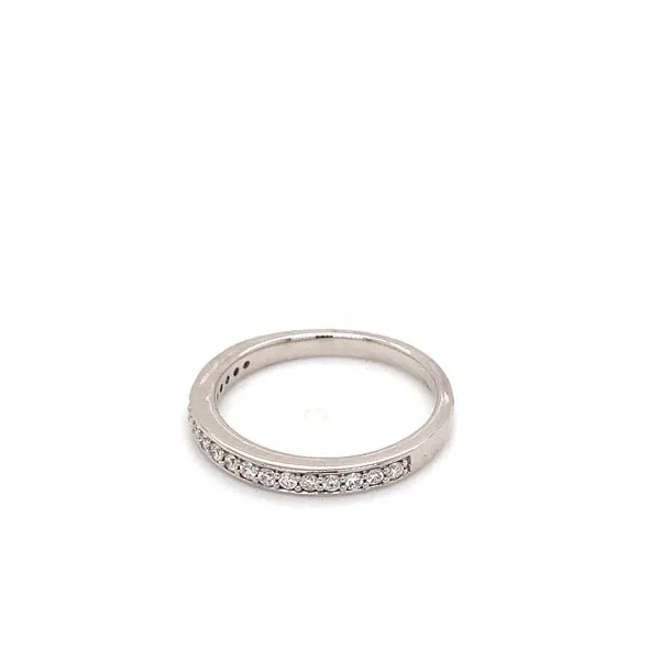 14k White Gold Channel Set Lab Grown Diamond Wedding Band 0.25 Carats Image 4 Brax Jewelers Newport Beach, CA