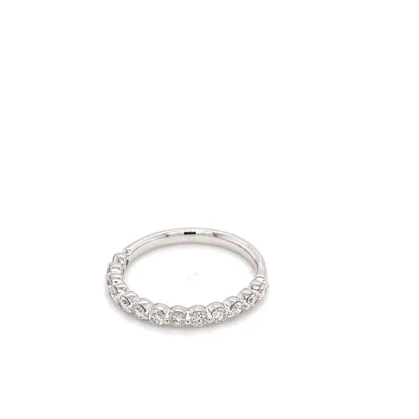 14k White Gold Lab Grown Diamond Wedding Band 0.50 Carats Brax Jewelers Newport Beach, CA