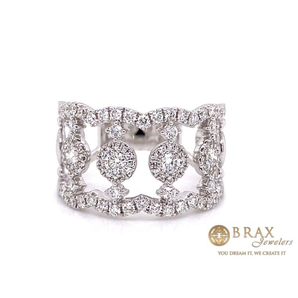 14 Karat White Gold Diamond Fashion Ring Brax Jewelers Newport Beach, CA