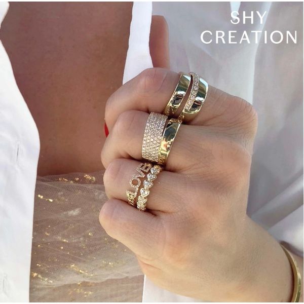 14K Yellow Gold Diamond Pave Fashion Ring Image 4 Brax Jewelers Newport Beach, CA