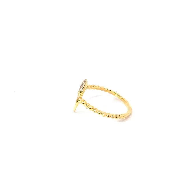 Lady's 18K Yellow Gold Fashion Ring with 1.10ctw Round Diamonds - Brax Jewelers Image 2 Brax Jewelers Newport Beach, CA