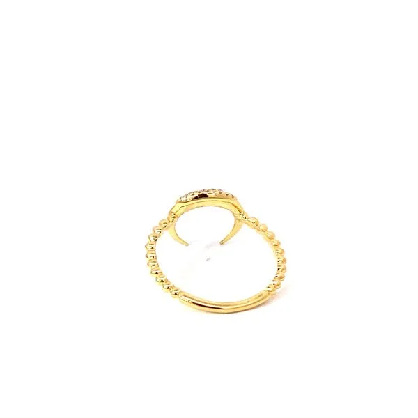 Lady's 18K Yellow Gold Fashion Ring with 1.10ctw Round Diamonds - Brax Jewelers Image 3 Brax Jewelers Newport Beach, CA