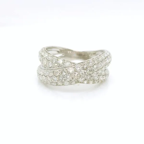 Lady's 14 Karat White Gold Diamond Fashion Ring with 2.52ctw Round Diamonds, Ring Size 7 - Brax Jewelers Brax Jewelers Newport Beach, CA