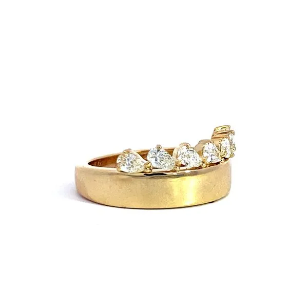 Lady's 14 Karat Yellow Gold Diamond Fashion Ring. Image 3 Brax Jewelers Newport Beach, CA