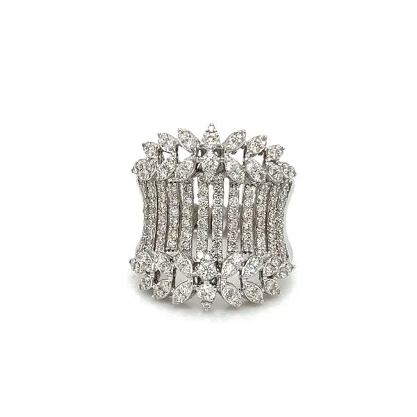 Lady's 14 Karat White Gold Diamond Fashion Ring with 1.75ctw Round Diamonds - Brax Jewelers Brax Jewelers Newport Beach, CA