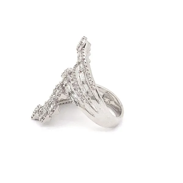 Lady's 18 Karat White Gold Diamond Fashion Ring with 1.40ctw Various Shapes Diamonds - Brax Jewelers Image 2 Brax Jewelers Newport Beach, CA