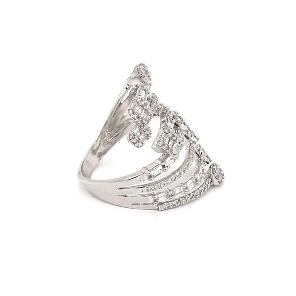 Lady's 18 Karat White Gold Diamond Fashion Ring with 1.40ctw Various Shapes Diamonds - Brax Jewelers Image 4 Brax Jewelers Newport Beach, CA