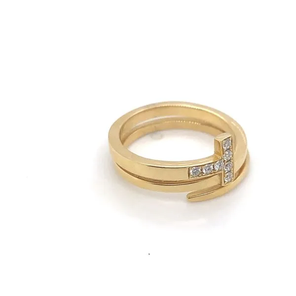 Lady's Diamond Fashion Rings 18 Karat Yellow Gold R76974 - Brax jewelers Image 2 Brax Jewelers Newport Beach, CA