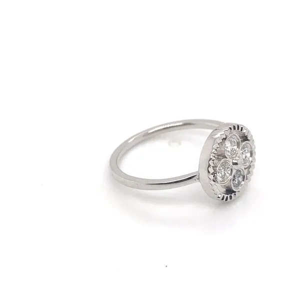 Lady's Diamond Fashion Rings 14 Karat White Gold R76989 - Brax jewelers Image 2 Brax Jewelers Newport Beach, CA