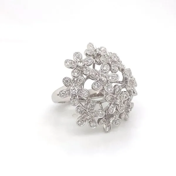 Lady's Diamond Fashion Rings 18 Karat White Gold R86445 - Brax jewelers Image 2 Brax Jewelers Newport Beach, CA