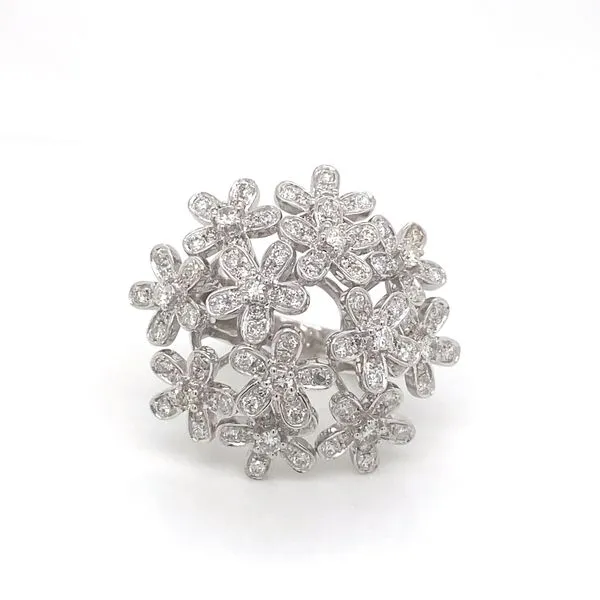 Lady's Diamond Fashion Rings 18 Karat White Gold R86445 - Brax jewelers Brax Jewelers Newport Beach, CA