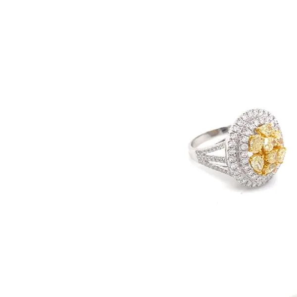 Lady's Colored Stone Rings - Women's 18 Karat White Gold r83634 - Brax jewelers Image 2 Brax Jewelers Newport Beach, CA