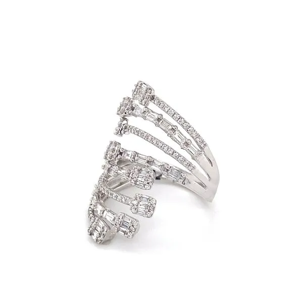 Lady's 18 Karat White Gold Diamond Fashion Ring with 1.40ctw Various Shapes Diamonds - Brax Jewelers Image 3 Brax Jewelers Newport Beach, CA
