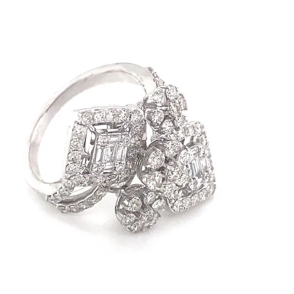 Lady's Diamond Fashion Rings 14 Karat White Gold r86632 - Brax jewelers Image 2 Brax Jewelers Newport Beach, CA