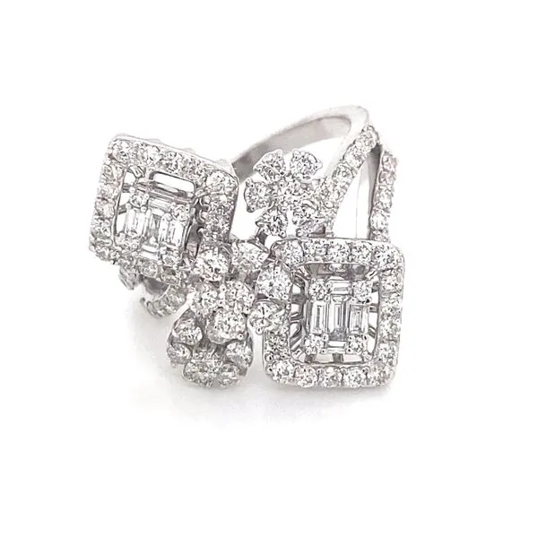 Lady's Diamond Fashion Rings 14 Karat White Gold r86632 - Brax jewelers Brax Jewelers Newport Beach, CA