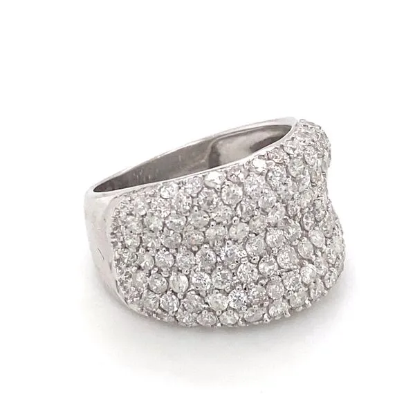 Lady's Diamond Fashion Rings 14 Karat White Gold - Brax jewelers Image 2 Brax Jewelers Newport Beach, CA