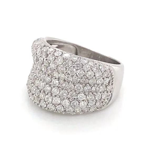 Lady's Diamond Fashion Rings 14 Karat White Gold - Brax jewelers Image 3 Brax Jewelers Newport Beach, CA