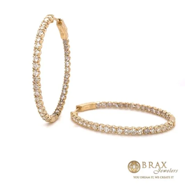 Diamond Earrings Image 2 Brax Jewelers Newport Beach, CA