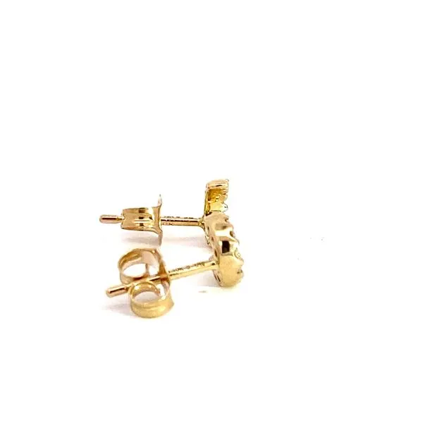 Lady's Natural Diamond Earrings 10 Karat Yellow Gold 642A9TSERYG - Brax jewelers Image 4 Brax Jewelers Newport Beach, CA