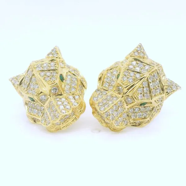 Lady's Natural Diamond Earrings 18 Karat Yellow Gold ED2655-302 - Brax jewelers Brax Jewelers Newport Beach, CA