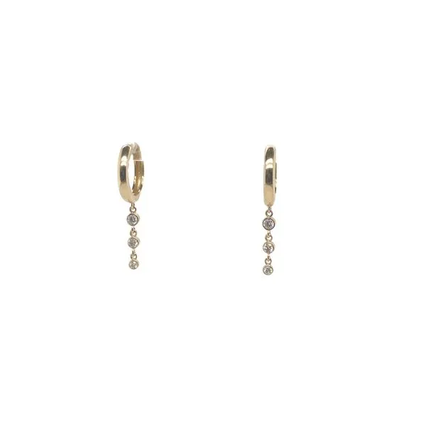 Lady's Natural Diamond Earrings 14 Karat Yellow Gold EDD5811-301 - Brax jewelers Brax Jewelers Newport Beach, CA