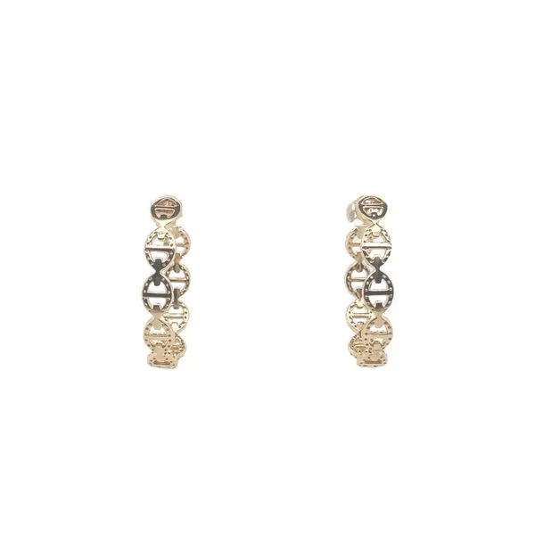 Lady's Natural Diamond Earrings 14 Karat Yellow Gold ED1801-303 - Brax jewelers Image 4 Brax Jewelers Newport Beach, CA